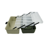 Ace Angling 3 Tray Cantilever Fishing Tackle Tough Box (1) Ace Angling 3 Tray Cantilever Fishing Tackle Tough Box (1)