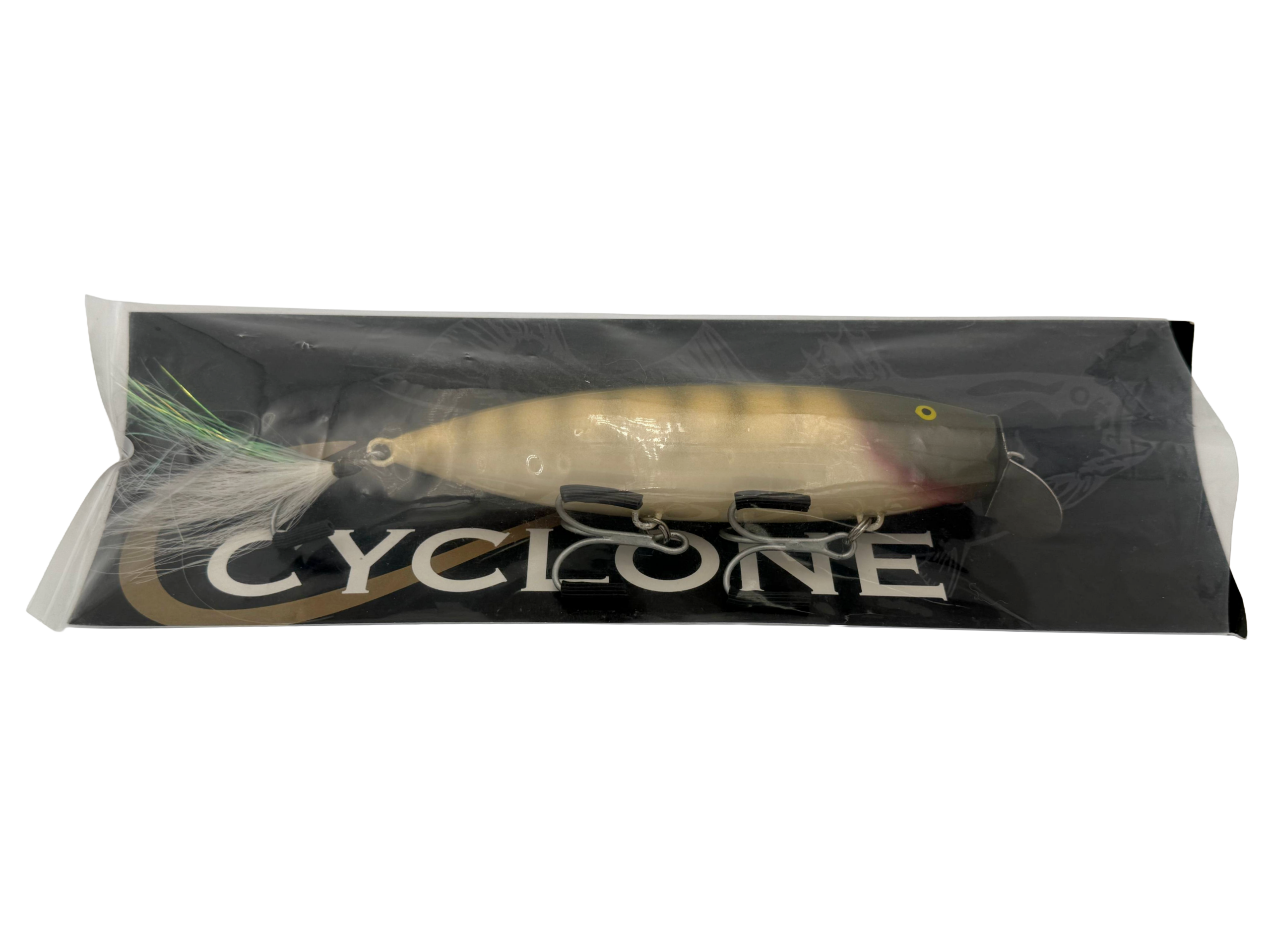 Cyclone Premium Hand-Crafted Fishing Lure Tackle 6-5/8″ (Made in USA; Unused) Cyclone Premium Hand-Crafted Fishing Lure Tackle 6-5/8″ (Made in USA; Unused)