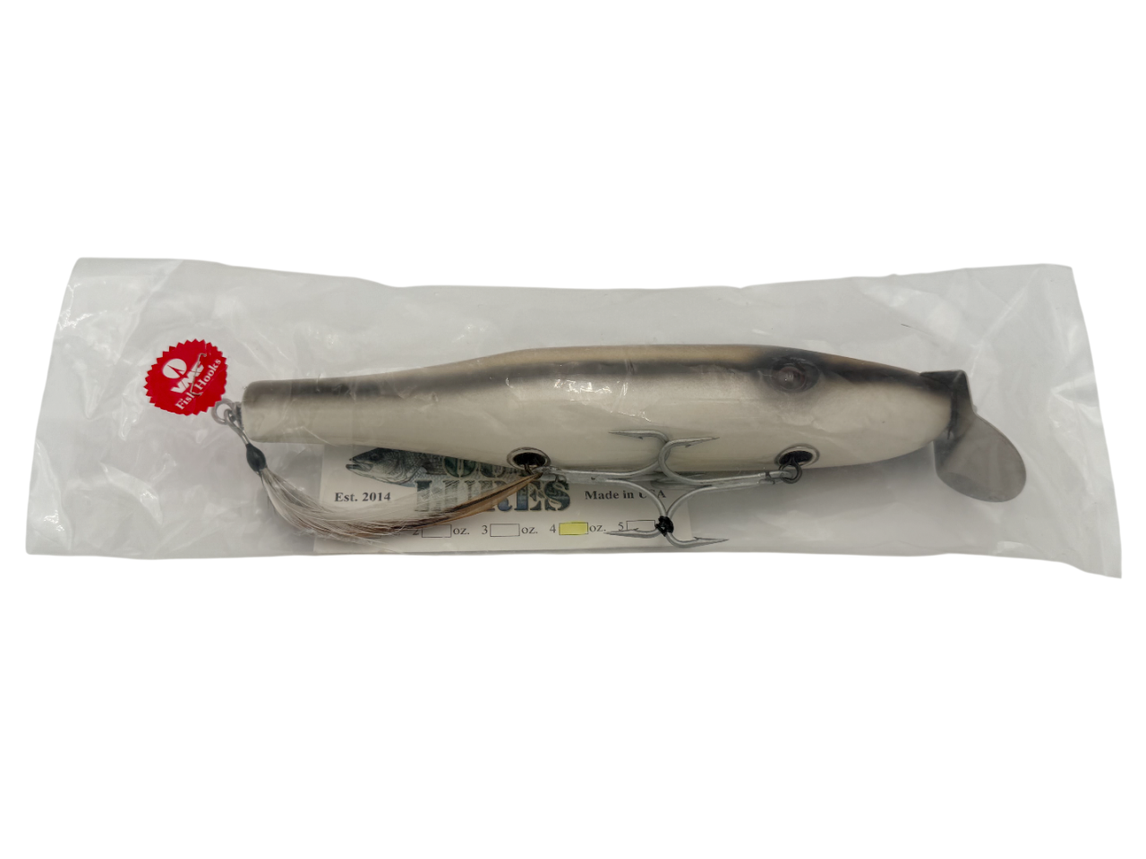 Paiva Lures Horse Mack Premium Hand-Crafted Fishing Lure Tackle (Used)